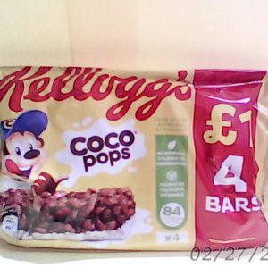 Kelloggs Coco Pops Cereal Bar 4 Pcs