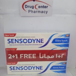 Offer Sensodyne Extra Fresh T/P 50ml Buy 2 Get 1 Free ^^1