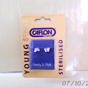 Caflon Young E/R Aquamarine Butterfly Crystal- FJBFLYAQYS/FJBFLYCRYYS  حلق طبي