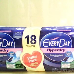EveryDay Hyperdry Super Ultra Plus 18 L/Pads Del