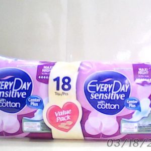 EveryDay Sensitive Maxi Night Ultra Plus 18 L/Pads