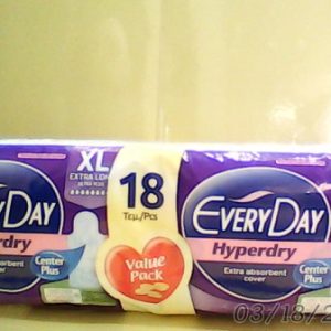 EveryDay Hyperdry Extra Long Ultra Plus 18 L/Pads