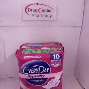EveryDay Hyperdry Maxi Night Ultra Plus 10 L/Pads