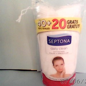 Septona Daily Care Make Up Oval Cotton Pads 60 Pcs