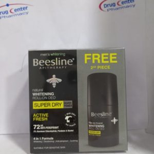 Offer Beesline W. Super Dry (Active Fresh) 72 Hr Deo Roll On For Men 50ml Buy 1 Get 1 Free ^^1 N..A 3/8/2023