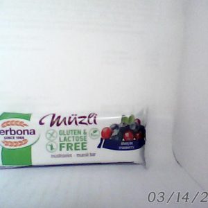 Cerbona Cranberry G/F L/F Muesli Bar 35g
