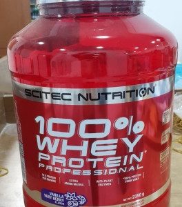 Scitec Nutrition 100% Whey Protein Professional Powder (Vanilla Very Berry) 2350g