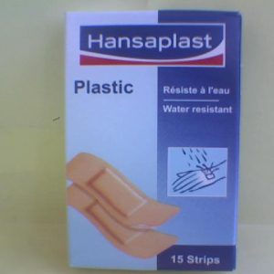 Hansaplast Plastic Water Proof Plaster Strips 15 Pcs