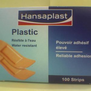 Hansaplast Plastic Water Proof Plaster Strips 100 Pcs