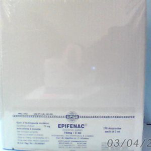 N..A 22/11/2025  Epifenac 75mg/3ml Inj 100 Amp H.P $Temp.2