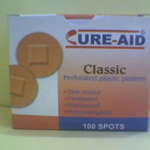 Cure Aid Classic Water Proof Plaster Spots 100 Pcs N..A 12/2/2024