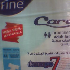 Fine Care Briefs Mega (M) 44 A/Diapers Discont