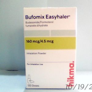 Bufomix Easyhaler 160/4.5 mcg 120 Doses