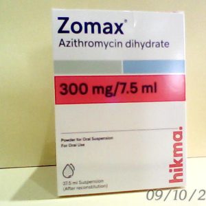 Zomax 300mg/7.5ml Susp 37.5 ml