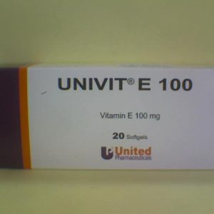 Univit E 100mg 20 Cap