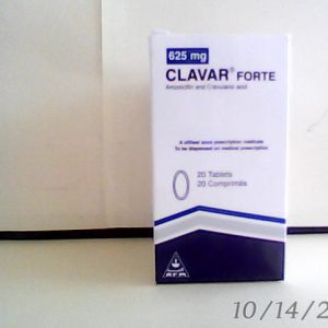 Clavar Forte 625mg 20 Tab