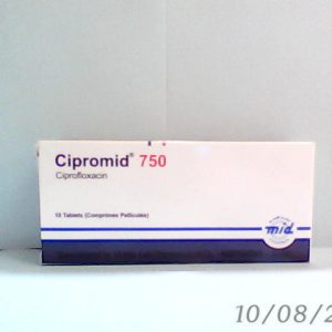 Cipromid 750 mg 10 Tab N..A 16/3/2021