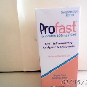 N.4.A 8/12/2025  Profast 100mg/5ml 120ml Susp $Temp.5-5,10  