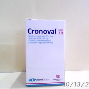 Cronoval XR 500mg 30 Tab