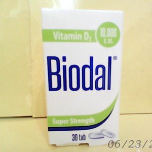 Biodal Vit D3 10,000 IU 30 Tab Del