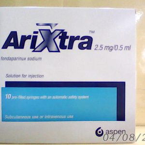 Arixtra 2.5mg/0.5ml 10 S.C Pre Filled Syringe Inj