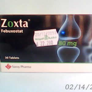 Zoxta 80 mg 30 Tab