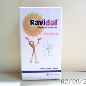 Ravidal Vit D3 50,000 IU 8Tab