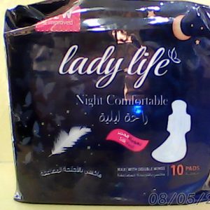 Lady Life Night (Maxi) 10 L/Pads Del