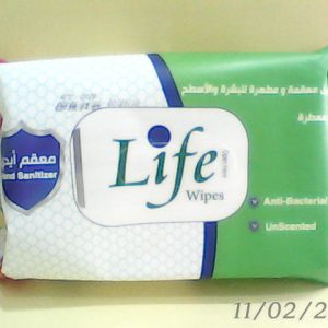 Life Anti Bacterial Wipes 72 Pcs