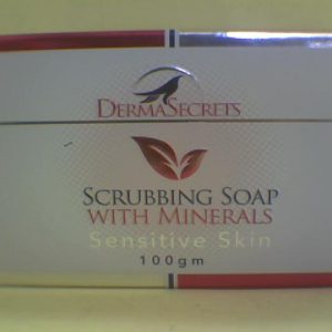 Derma Secrets Scrub Soap Bar (Sensitive Skin) 100g -->Kh+Md+TL+Ab