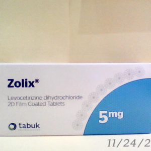 N..A 19/9/2024 Zolix 5mg 20 Tab