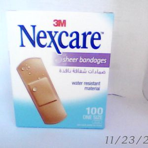 NexCare Sheer Plaster Strips 100 Pcs 656-100
