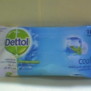 Dettol (Cool) Wipes 10 Pcs -Blue