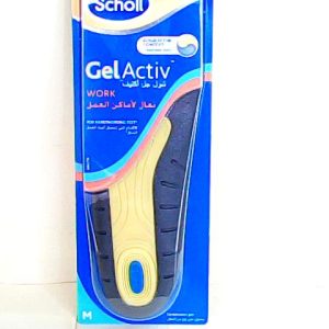 Scholl Gel Active Work Cushion For Men 1 Pair -M (40-46.5)1