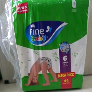 Fine Baby Super Novo Mega (6) Junior 44 B/Diapers