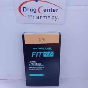 Maybellin Fit Me Spf 44  Matte Powder Foundation (128) 9g