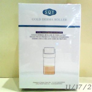 SQY Gold Titanium Derma Roller (0.25 mm) With Bottle