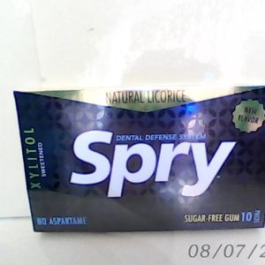 Spry Licorice S/F (Keto) Xylitol Gum 10 Pcs N..A 26/3/2022