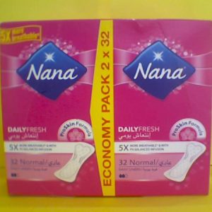 Nana Normal Pantyliner Economy Pack 64 L/Pads