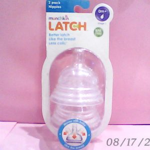 Munchkin Latch Silicone Teat/Nipple 0m+ 2 Pcs