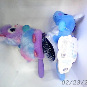 Wet Plush Kids Hair Brush With Toy Del