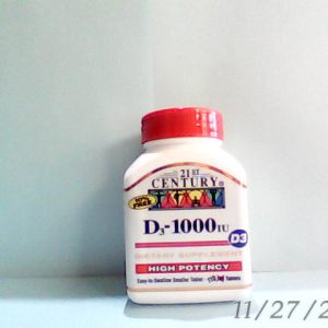 N..A 26/2/2024 21st Century Vit D3 1000 IU 110 Tab