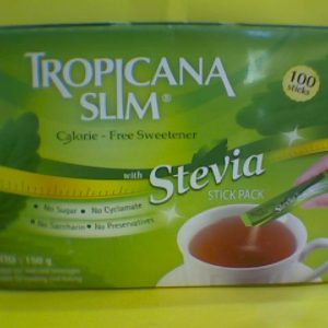 Tropicana Slim Stevia Sweetener 100 Stick