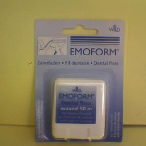 Emoform Waxed Dental Floss 50m