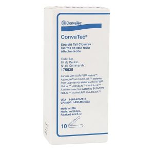 Convatec Straight Tail Closures ( Pouch Clip) 10 Pcs