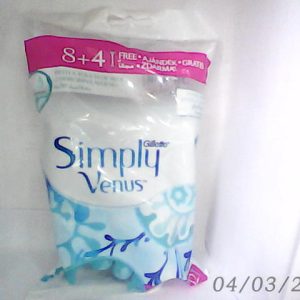 Gillette Simply Venus Dispo. Women Razors 2 Blades 8+4 Pcs