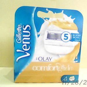 Gillette Venus With Olay Comfortglide Women Razor Head Refiller 4 Pcs