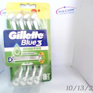 Gillette Blue 3 Sensitive Dispo. Men Razors 6 +2 Pcs N..A 27/8/2023