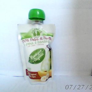 Probios Pear & Banana Puree 100g Del