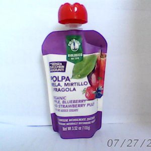 Probios Apple, Blueberry &Strawberry Puree 100g Del